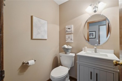 This stunning 4-bedroom, 2.5-bath home sits on a rare double lot on Hunters Ridge Golf Course in Iowa - for sale on GolfHomes.com, golf home, golf lot