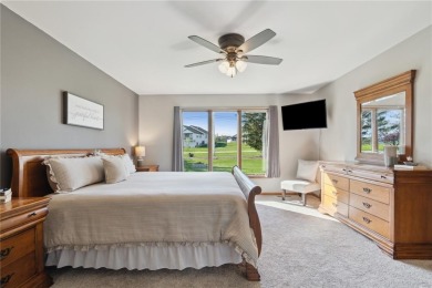 This stunning 4-bedroom, 2.5-bath home sits on a rare double lot on Hunters Ridge Golf Course in Iowa - for sale on GolfHomes.com, golf home, golf lot