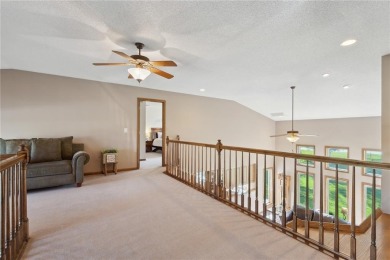This stunning 4-bedroom, 2.5-bath home sits on a rare double lot on Hunters Ridge Golf Course in Iowa - for sale on GolfHomes.com, golf home, golf lot
