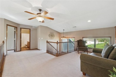 This stunning 4-bedroom, 2.5-bath home sits on a rare double lot on Hunters Ridge Golf Course in Iowa - for sale on GolfHomes.com, golf home, golf lot