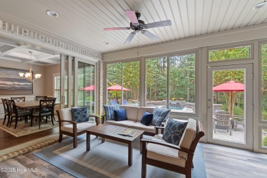 Step into luxury coastal living with this impeccable residence on Members Club At St. James Plantation in North Carolina - for sale on GolfHomes.com, golf home, golf lot