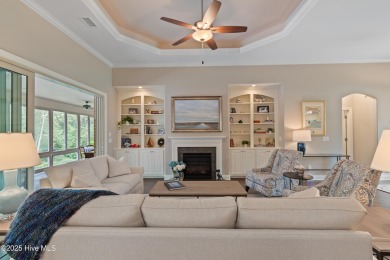 Step into luxury coastal living with this impeccable residence on Members Club At St. James Plantation in North Carolina - for sale on GolfHomes.com, golf home, golf lot