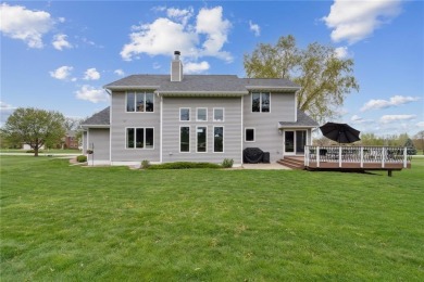 This stunning 4-bedroom, 2.5-bath home sits on a rare double lot on Hunters Ridge Golf Course in Iowa - for sale on GolfHomes.com, golf home, golf lot