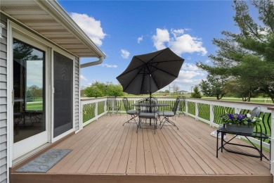 This stunning 4-bedroom, 2.5-bath home sits on a rare double lot on Hunters Ridge Golf Course in Iowa - for sale on GolfHomes.com, golf home, golf lot