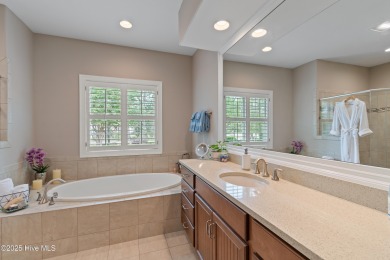 Step into luxury coastal living with this impeccable residence on Members Club At St. James Plantation in North Carolina - for sale on GolfHomes.com, golf home, golf lot