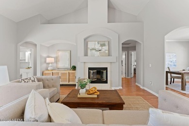 Beautiful 4-bedroom, 3-bath home overlooking the water and the on Eagle Harbor Golf Club in Florida - for sale on GolfHomes.com, golf home, golf lot