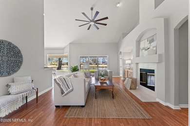 Beautiful 4-bedroom, 3-bath home overlooking the water and the on Eagle Harbor Golf Club in Florida - for sale on GolfHomes.com, golf home, golf lot