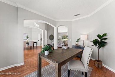 Beautiful 4-bedroom, 3-bath home overlooking the water and the on Eagle Harbor Golf Club in Florida - for sale on GolfHomes.com, golf home, golf lot