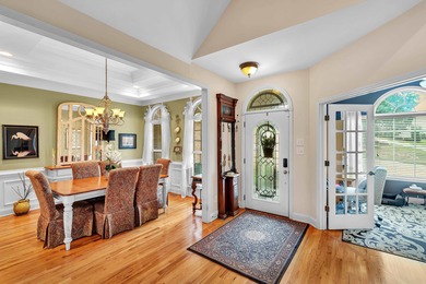 Stunning all-brick home located in the desirable Woodfin Ridge on Woodfin Ridge Golf Club in South Carolina - for sale on GolfHomes.com, golf home, golf lot