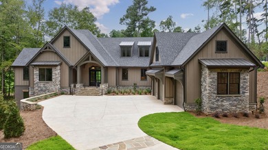 Nestled within the prestigious Reynolds Lake Oconee community on Reynolds Lake Oconee - The National  in Georgia - for sale on GolfHomes.com, golf home, golf lot