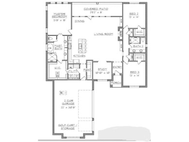 New build by Aubree Homes in sought after Thomas Crossing home on Southern Oaks Golf Club in Texas - for sale on GolfHomes.com, golf home, golf lot