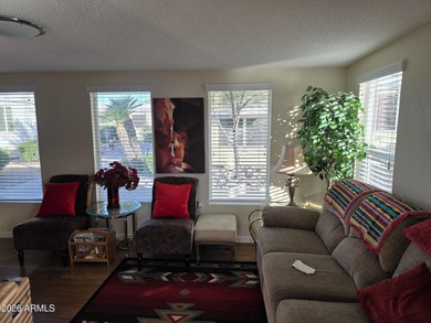 This rare 2bedroom, 2bathroom home offers a spacious living room on Great Eagle Golf Club in Arizona - for sale on GolfHomes.com, golf home, golf lot
