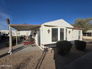 This rare 2bedroom, 2bathroom home offers a spacious living room on Great Eagle Golf Club in Arizona - for sale on GolfHomes.com, golf home, golf lot