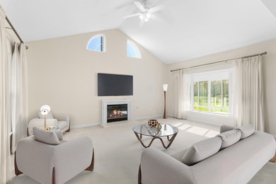 Stunning 2 bedroom, 2 bathroom ranch half-duplex offering one of on River Pointe Country Club in Indiana - for sale on GolfHomes.com, golf home, golf lot