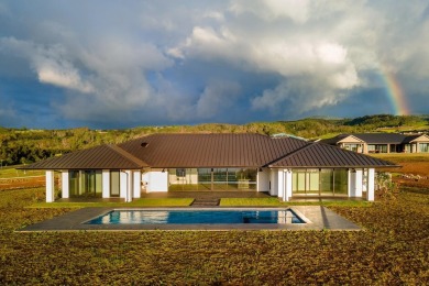 Shades of blue emerge as you enter this all new, custom, coastal on Kapalua Golf Club - Bay Course in Hawaii - for sale on GolfHomes.com, golf home, golf lot