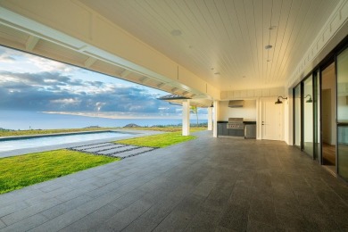 Shades of blue emerge as you enter this all new, custom, coastal on Kapalua Golf Club - Bay Course in Hawaii - for sale on GolfHomes.com, golf home, golf lot