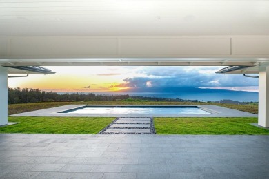 Shades of blue emerge as you enter this all new, custom, coastal on Kapalua Golf Club - Bay Course in Hawaii - for sale on GolfHomes.com, golf home, golf lot