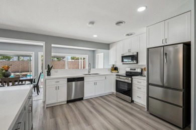Move-in ready and newly remodeled, this 3-bedroom, 2-bath home on Palm Desert Country Club in California - for sale on GolfHomes.com, golf home, golf lot
