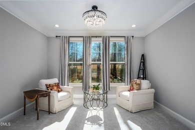 Set at the end of a cul-de-sac on the golf course in the on Chapel Ridge Golf Club in North Carolina - for sale on GolfHomes.com, golf home, golf lot