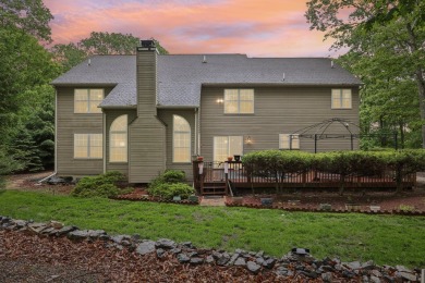 OPEN HOUSE 5/31/2025 - 11:00-1:00 Perched atop a scenic hilltop on Country Club of the Poconos Golf Course in Pennsylvania - for sale on GolfHomes.com, golf home, golf lot