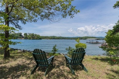 Positioned on one of Lake Keowee's most coveted point lots, this on The Cliffs At Keowee Vineyards Golf Club in South Carolina - for sale on GolfHomes.com, golf home, golf lot