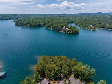 Positioned on one of Lake Keowee's most coveted point lots, this on The Cliffs At Keowee Vineyards Golf Club in South Carolina - for sale on GolfHomes.com, golf home, golf lot