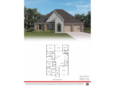 Exclusive plan for The Park at the Island! Five bedrooms plus a on The Island Country Club in Louisiana - for sale on GolfHomes.com, golf home, golf lot