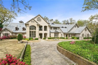 Like something out of Architectured Digest, this stunning custom on Hardscrabble Country Club in Arkansas - for sale on GolfHomes.com, golf home, golf lot