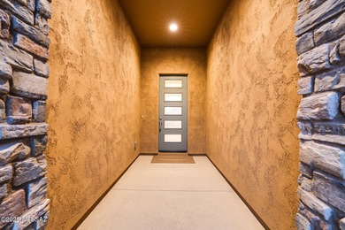 This exceptional 2024 residence presents 3 bedrooms, 2.5 baths on Quail Creek Country Club  in Arizona - for sale on GolfHomes.com, golf home, golf lot