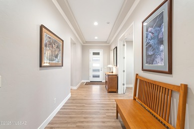 This exceptional 2024 residence presents 3 bedrooms, 2.5 baths on Quail Creek Country Club  in Arizona - for sale on GolfHomes.com, golf home, golf lot