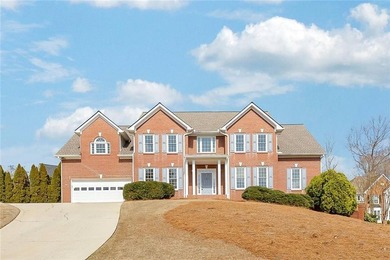 Welcome home to 6281 Braidwood Run! This stately 5-bedroom on Brookstone Golf and Country Club in Georgia - for sale on GolfHomes.com, golf home, golf lot