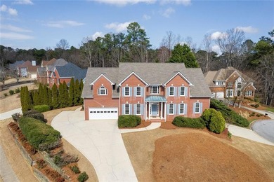 Welcome home to 6281 Braidwood Run! This stately 5-bedroom on Brookstone Golf and Country Club in Georgia - for sale on GolfHomes.com, golf home, golf lot