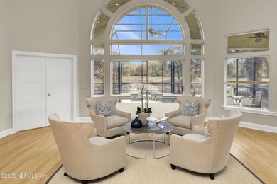 A backyard like this is almost impossible to find -- a private on Queens Harbour Yacht and Country Club in Florida - for sale on GolfHomes.com, golf home, golf lot