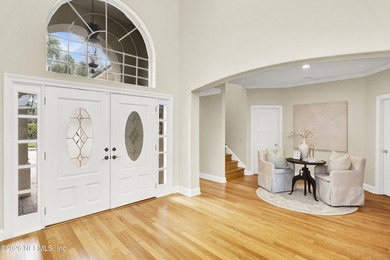 A backyard like this is almost impossible to find -- a private on Queens Harbour Yacht and Country Club in Florida - for sale on GolfHomes.com, golf home, golf lot