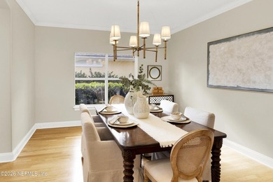 A backyard like this is almost impossible to find -- a private on Queens Harbour Yacht and Country Club in Florida - for sale on GolfHomes.com, golf home, golf lot