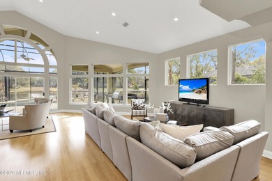 A backyard like this is almost impossible to find -- a private on Queens Harbour Yacht and Country Club in Florida - for sale on GolfHomes.com, golf home, golf lot