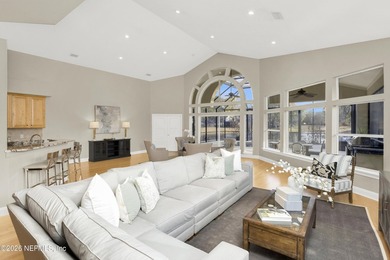 A backyard like this is almost impossible to find -- a private on Queens Harbour Yacht and Country Club in Florida - for sale on GolfHomes.com, golf home, golf lot