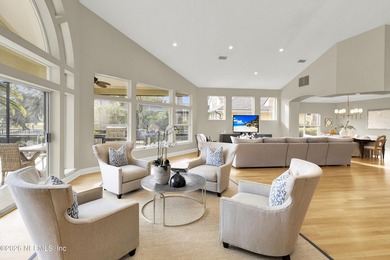 A backyard like this is almost impossible to find -- a private on Queens Harbour Yacht and Country Club in Florida - for sale on GolfHomes.com, golf home, golf lot