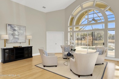 A backyard like this is almost impossible to find -- a private on Queens Harbour Yacht and Country Club in Florida - for sale on GolfHomes.com, golf home, golf lot