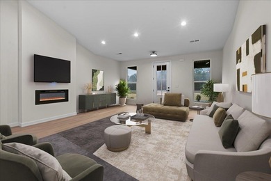 You can't miss this eye-catching new build right off Highway 357 on Woodfin Ridge Golf Club in South Carolina - for sale on GolfHomes.com, golf home, golf lot