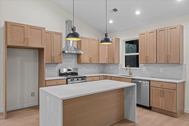 You can't miss this eye-catching new build right off Highway 357 on Woodfin Ridge Golf Club in South Carolina - for sale on GolfHomes.com, golf home, golf lot