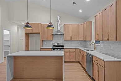 You can't miss this eye-catching new build right off Highway 357 on Woodfin Ridge Golf Club in South Carolina - for sale on GolfHomes.com, golf home, golf lot