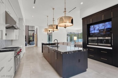 Welcome to a luxurious, single-level masterpiece nestled in the on Southern Highlands Golf Club in Nevada - for sale on GolfHomes.com, golf home, golf lot