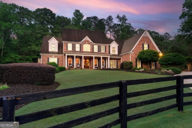 This stunning executive home sits on 2 acres in the Creekview on Woodmont Golf and Country Club in Georgia - for sale on GolfHomes.com, golf home, golf lot