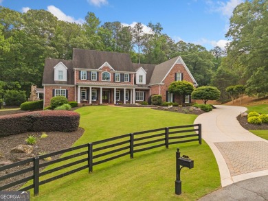 This stunning executive home sits on 2 acres in the Creekview on Woodmont Golf and Country Club in Georgia - for sale on GolfHomes.com, golf home, golf lot