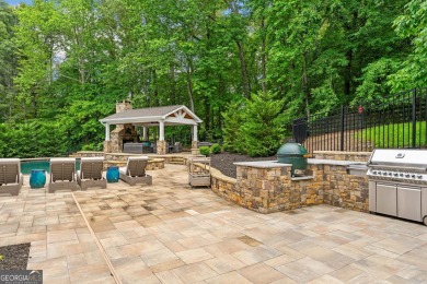 This stunning executive home sits on 2 acres in the Creekview on Woodmont Golf and Country Club in Georgia - for sale on GolfHomes.com, golf home, golf lot