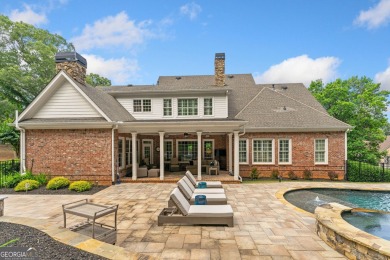 This stunning executive home sits on 2 acres in the Creekview on Woodmont Golf and Country Club in Georgia - for sale on GolfHomes.com, golf home, golf lot