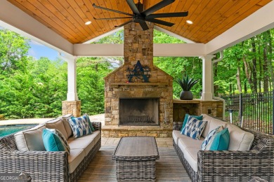 This stunning executive home sits on 2 acres in the Creekview on Woodmont Golf and Country Club in Georgia - for sale on GolfHomes.com, golf home, golf lot