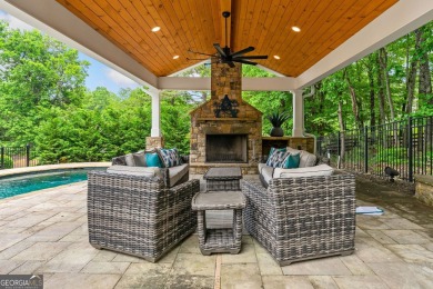 This stunning executive home sits on 2 acres in the Creekview on Woodmont Golf and Country Club in Georgia - for sale on GolfHomes.com, golf home, golf lot