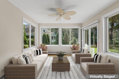 Experience easy living in this beautifully maintained 3-bedroom on Brunswick Golf Club in Maine - for sale on GolfHomes.com, golf home, golf lot